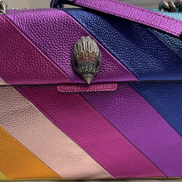 Kurt Geiger Handbags - Kurt Geiger London Kensington Metallic Multicolor Leather Bag - with Tags